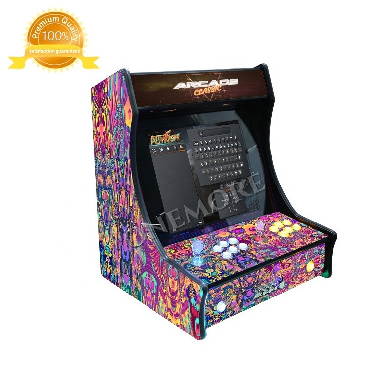 Home Version 10000+ in 1 Arcade Bartop Game Machine with Trackball, Wholesale Price 2 Players Flat Pack Arcade Cabinet