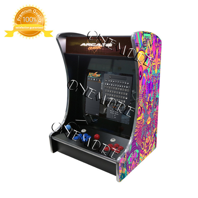 Home Version 10000+ in 1 Arcade Bartop Game Machine with Trackball, Wholesale Price 2 Players Flat Pack Arcade Cabinet