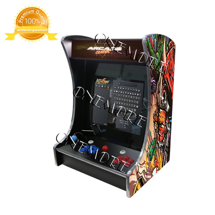 Home Version 10000+ in 1 Arcade Bartop Game Machine with Trackball, Wholesale Price 2 Players Flat Pack Arcade Cabinet