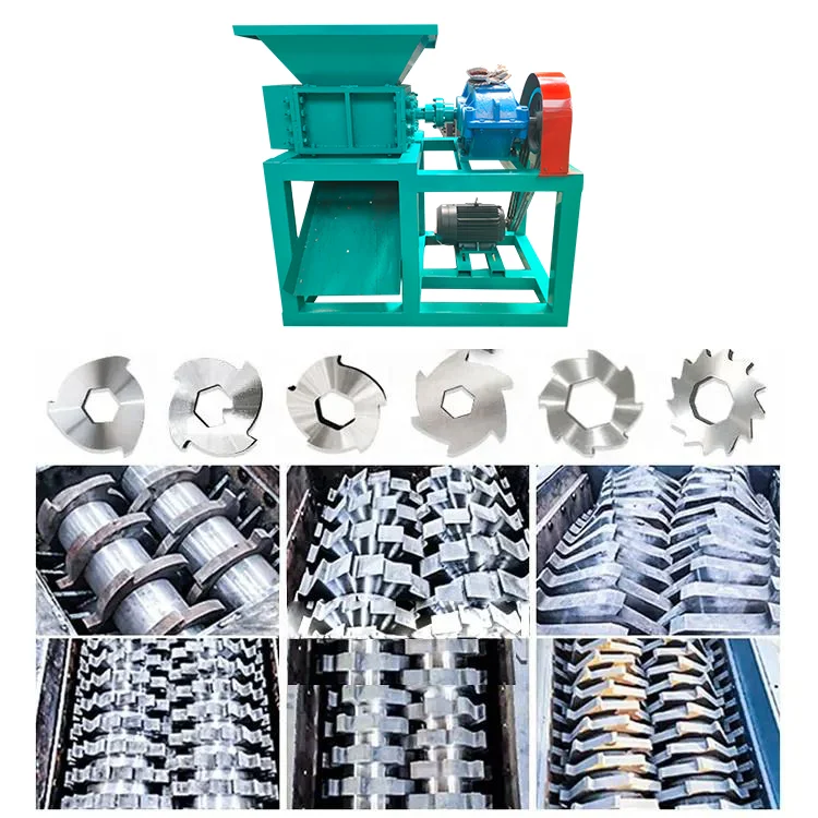 Made In China With High Quality Crusher Machine Plastic Double Shaft Shredder