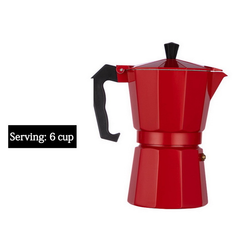 2021 hot Wholesale Modern 1 Cup 2 Cups to 12 Cups Moka Pot Coffee Maker Stove-Top Mokapot  coffee pot new