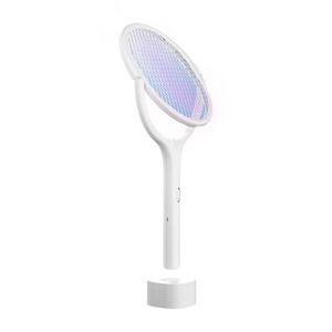 5 IN 1 Electric Mosquito Swatter Mosquito Killer Lamp 3500V USB Rechargeable Angle Adjustable Electric Bug Zapper Fly Bat