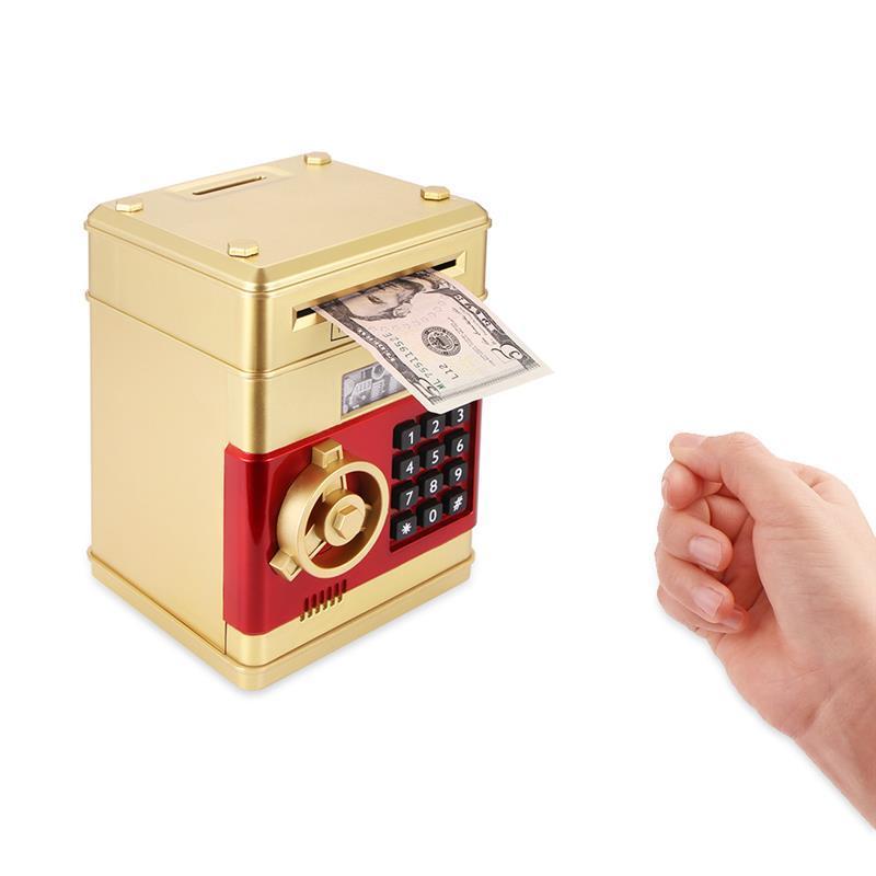 Electronic Piggy Bank Safe Box Money Boxes For Children Digital Coins Cash Saving Safe Deposit Mini ATM Machine Kid Xmas Gifts