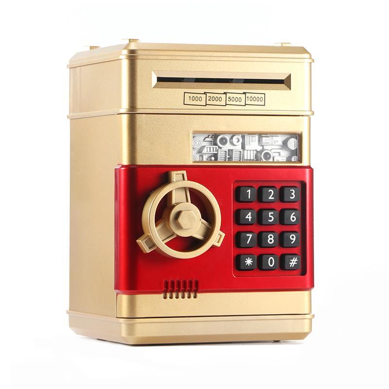 Electronic Piggy Bank Safe Box Money Boxes For Children Digital Coins Cash Saving Safe Deposit Mini ATM Machine Kid Xmas Gifts