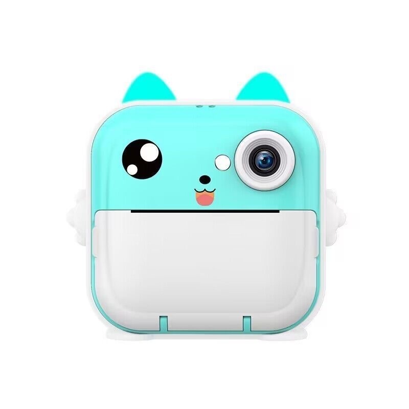 Q5 2.4 Inches 5MP Ink Free Printing Mini Digital Video Selfie Kids Instant Print Camera for Children Aged 3-12 Toys Gift