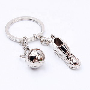 Sports Gift Keyring Metal Football Soccer Shoe Keychain