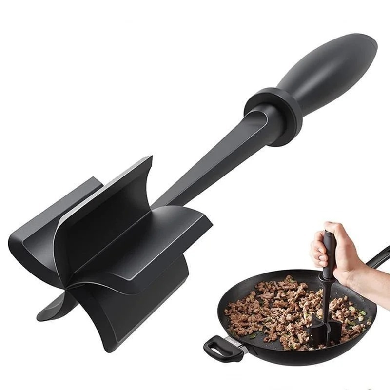 Kitchen meat chopper Ground Beef Masher Utensil Heat Resistant Non-Stick Hamburger Potato Masher Tool Kitchen Gadgets