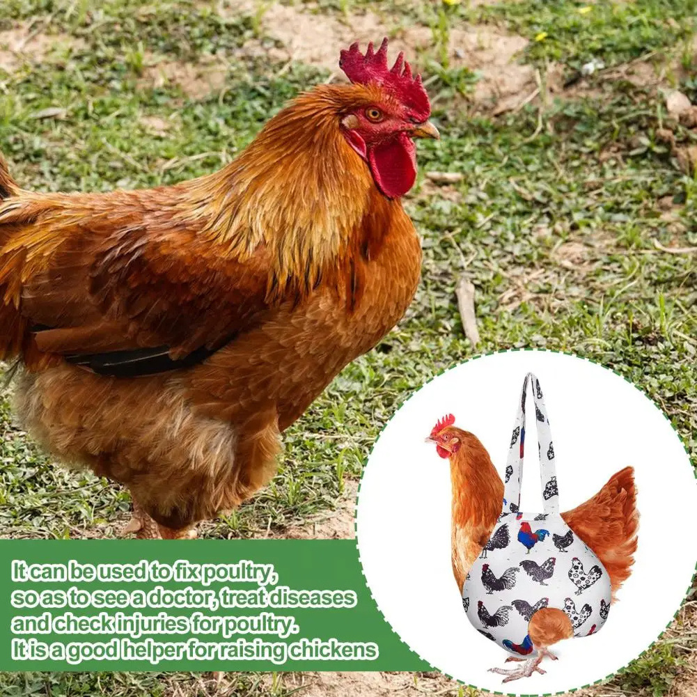 Chicken Tote Bag Chicken Transport Bag Chicken Bag Easy-to-clean Poultry Carrier for Travel Transport Hen Sling with for Hiking