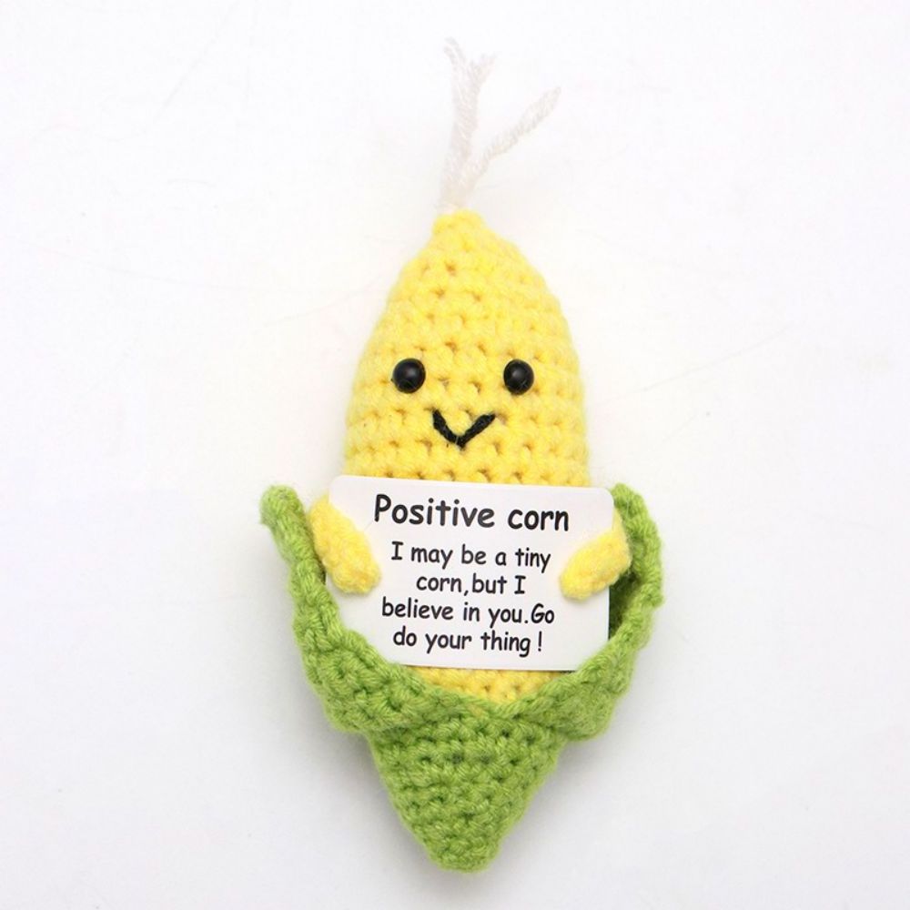 Positive Energy Potato Toy Pocket Handmade Cucumber Funny Knitted Doll Birthday Valentine's Day Friends Gifts Home Decorations