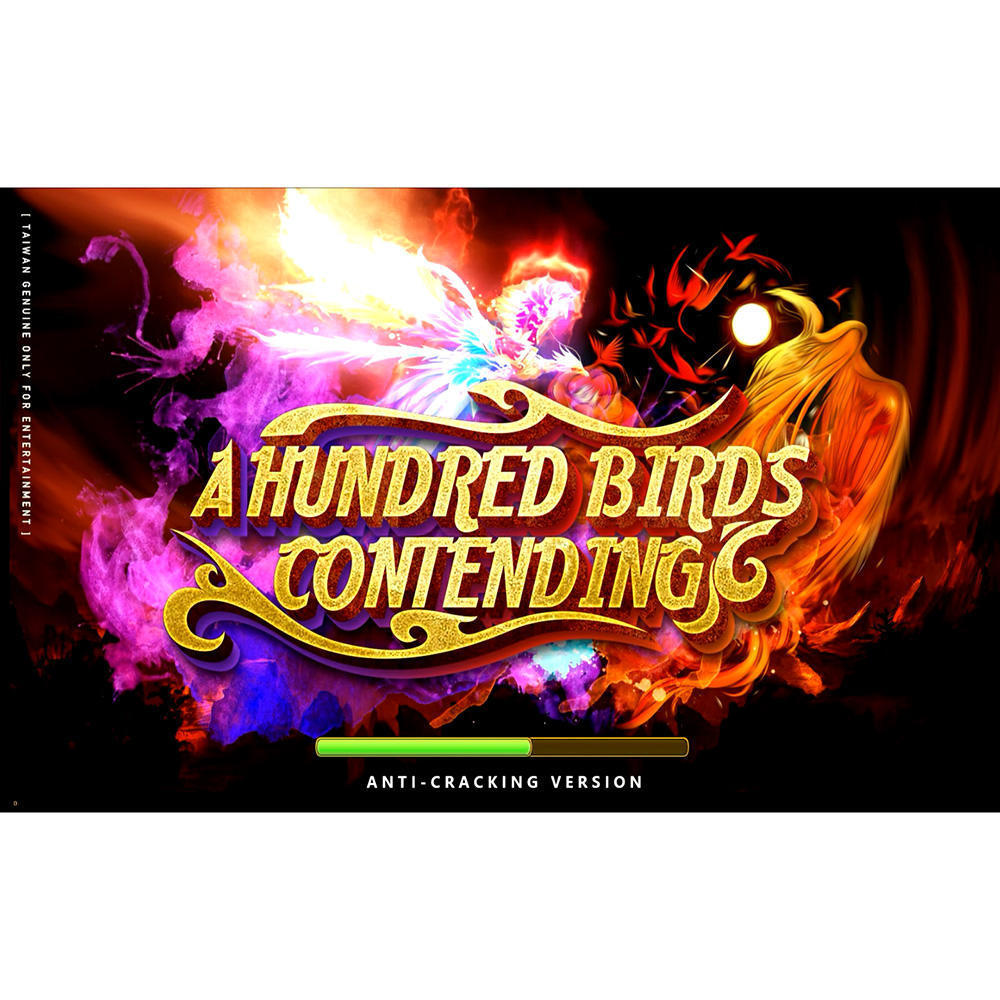 A hundred birds contending racing simulator arcade  pinball virtual reality arcade lottery machine