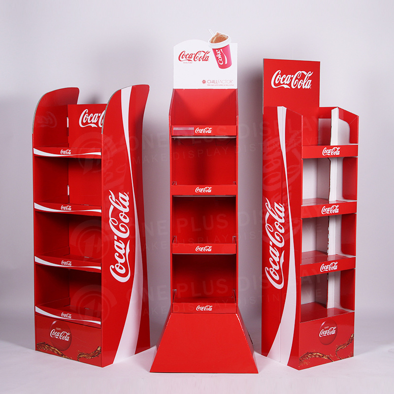 corrugated pop Display Stand Floor Shelf Rotating Counter Display cardboard merchandise display