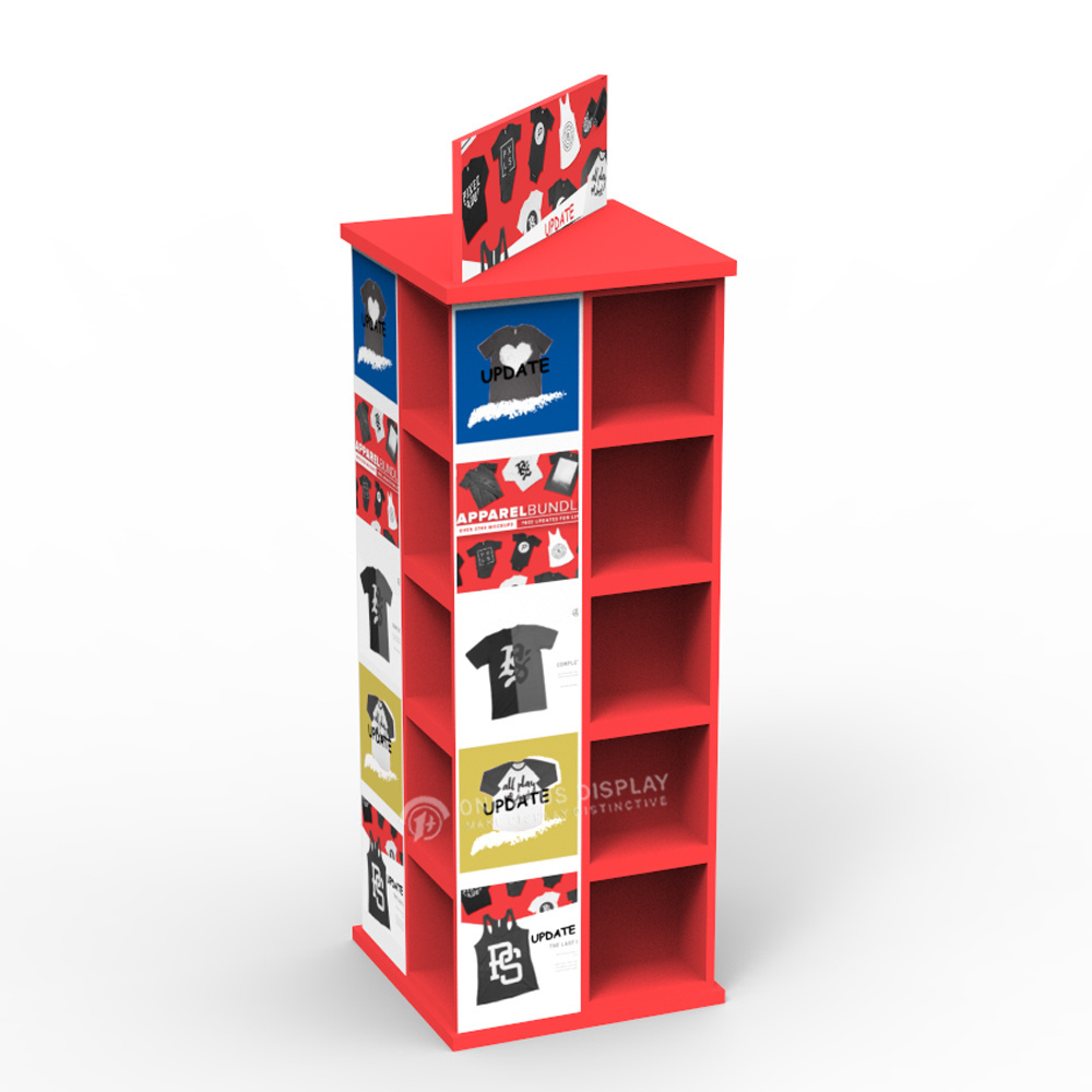 corrugated stand Corrugated Recyclable brochure retail Cardboard t shirt display stands pdq display pallet