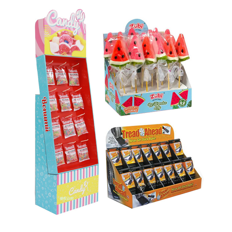 PDQ Counter Show Stand Display Box Cardboard Paper Table Pop Counter Top cardboard counter display cosmetic display stand