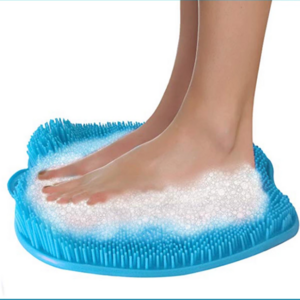 Non-slip Apple Shape Plastic Foot Scrubber Shower Soft Spa Foot Bath Massager