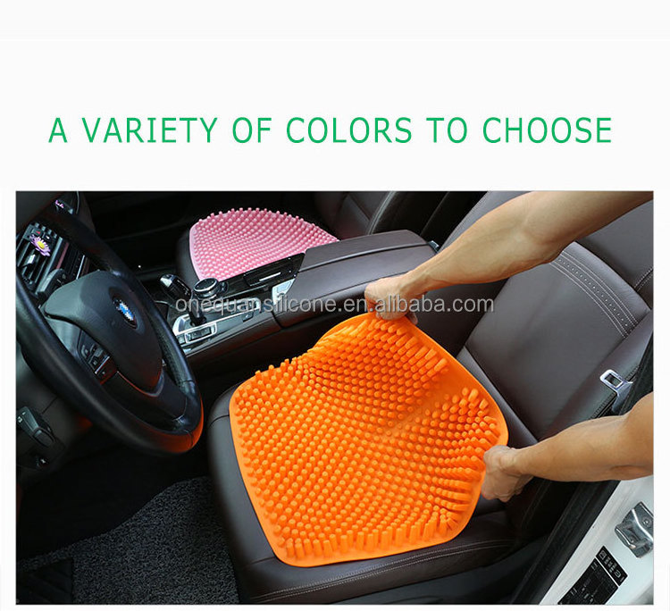 Hottest Cooling Car Driver Seat Cushion Memory Silicone Adult Car Driver Seat Cushion