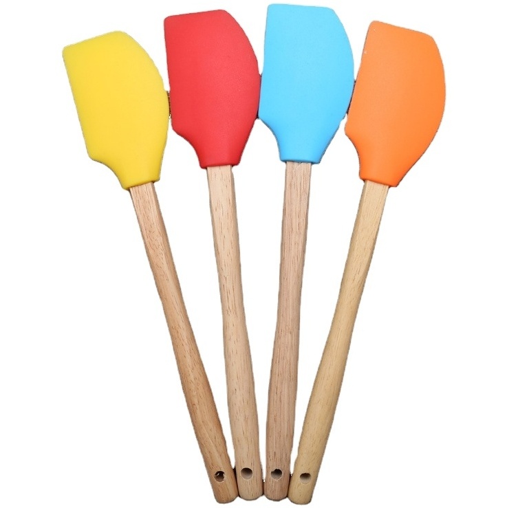 11 inch Kitchen Silicone Cream Butter Cake Spatula Mixing Batter Scraper for Baking