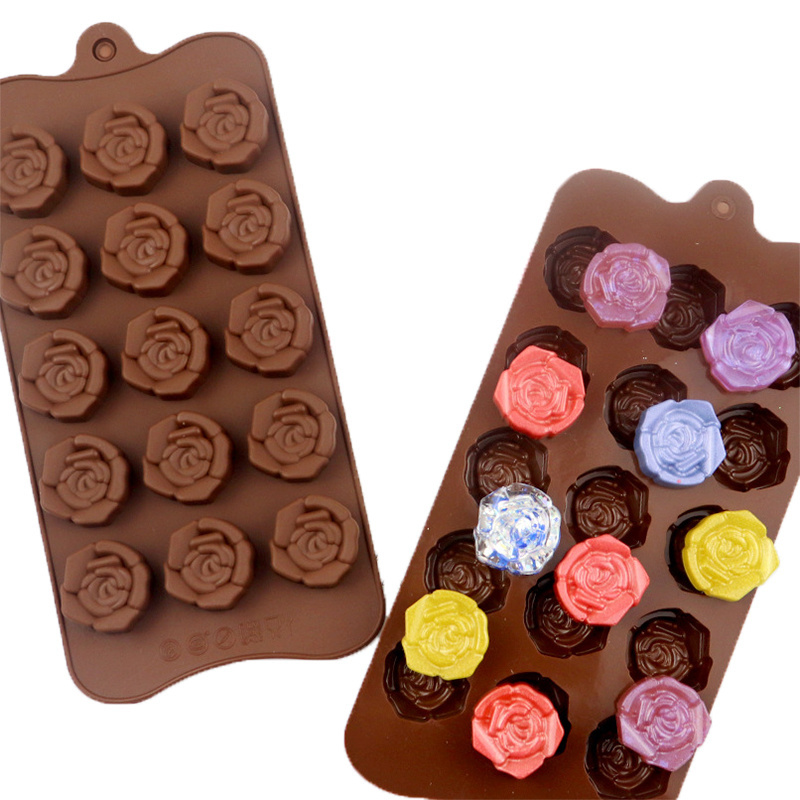 Factory Food Grade Silicone No-stick Baking Chocolate Mold Silicone 3D Mould for for Making Hot Chocolate Jelly