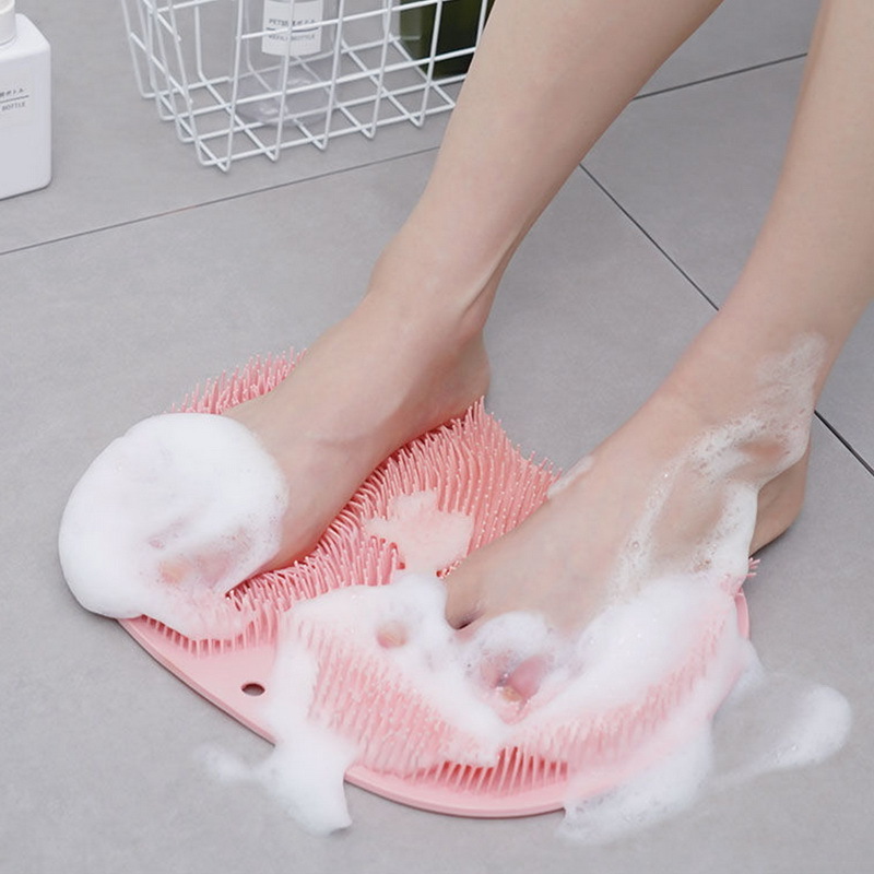 Wholesale Shower Foot Massager Body Bath Scrubber with Suction Cup