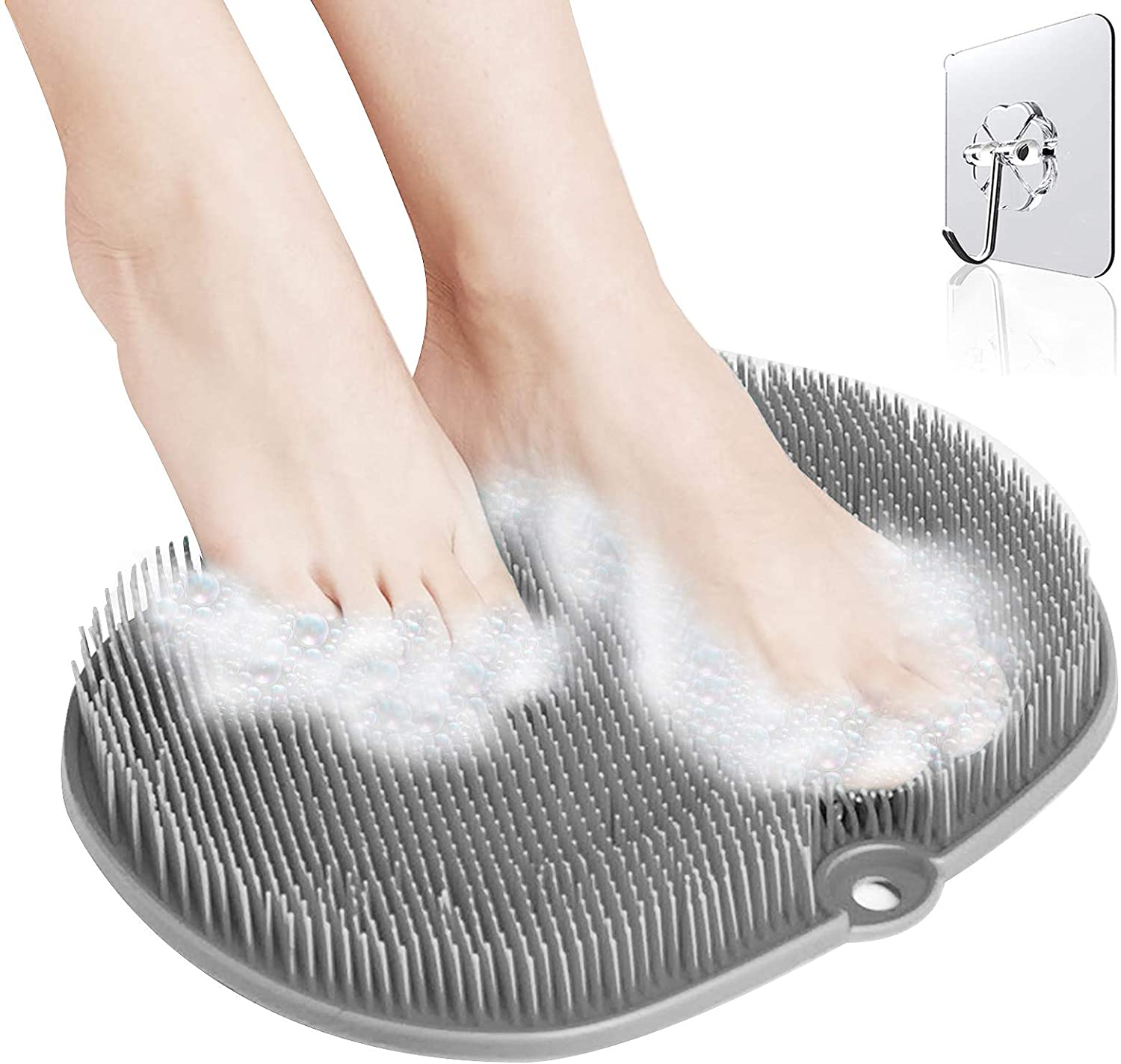 Shower Silicone Foot Massager Scrubber Bath Foot Brush Foot Body Bath Scrubber with Suction Cup