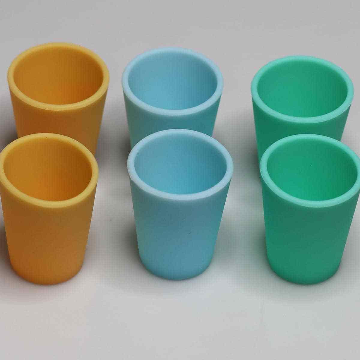 Factory-Grade 40ML Mini Silicone Cup Drinking Shatter-Resistant Cylindrical Design Travel Coffee Wine Water -Grade Silicone Cup