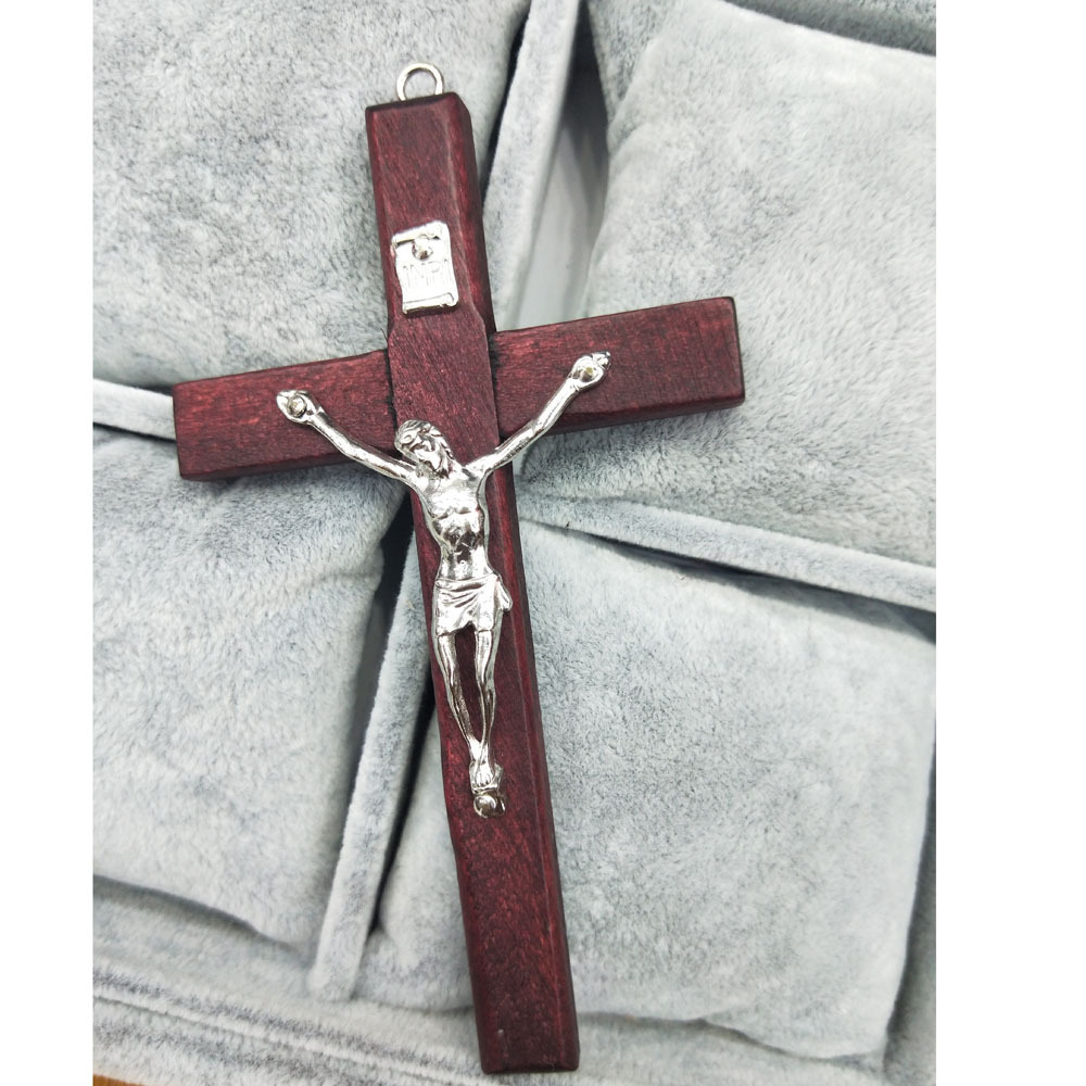 Jesus Christ Office Catholic Decoration Religious Jesus Wooden Cross