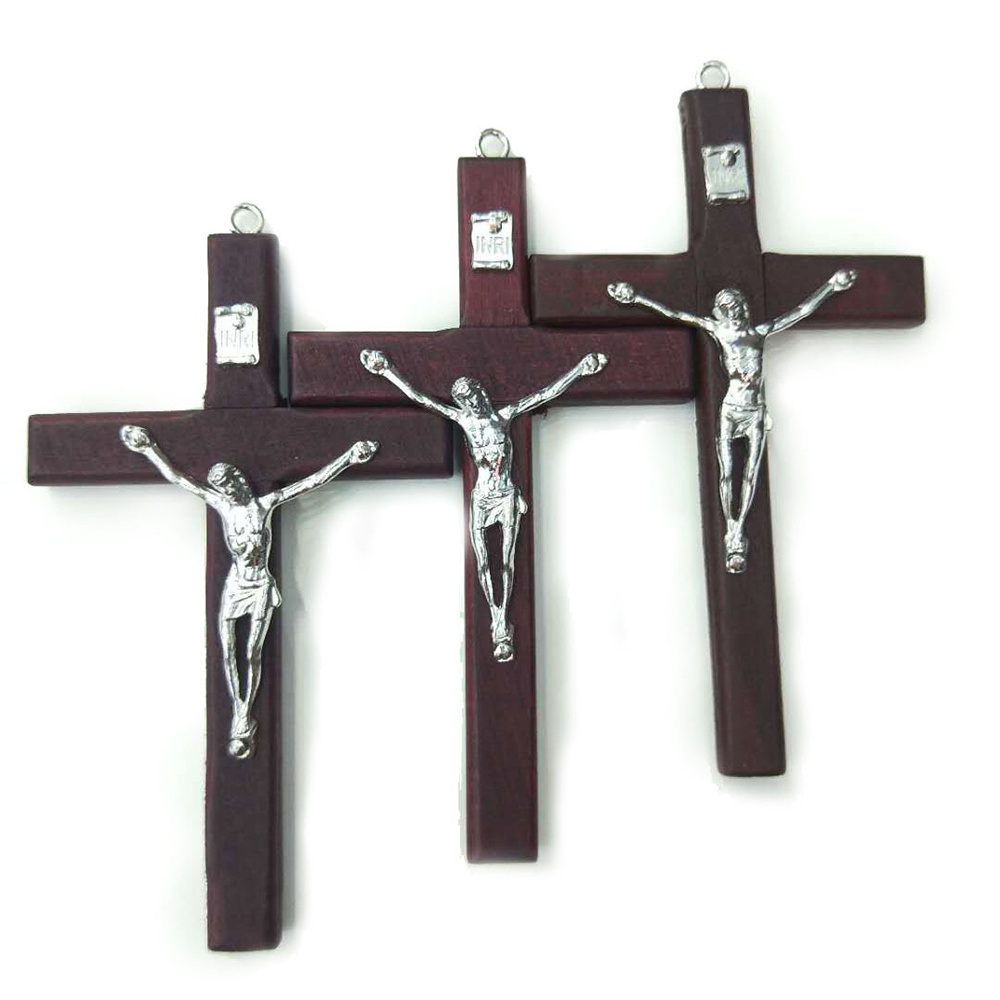 Jesus Christ Office Catholic Decoration Religious Jesus Wooden Cross