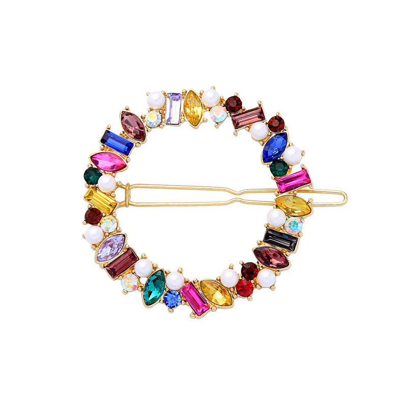 Pearl Hair Clip For Women Girls Cute Beaded Geometric Hairpin Wedding Hair Jewelry Female Gifts Wedding Hair Accessories