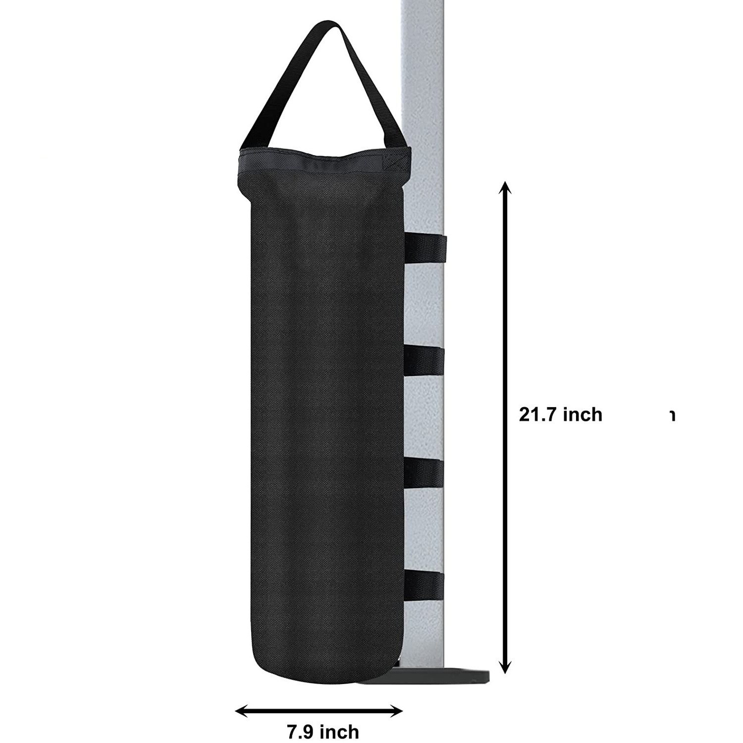 Sand Bags For Fixed Patio Tent 600D Oxford Cloth Windproof Bag With Hook Loop Tapes and Carring Straps Gazebo Sandbag For Flood