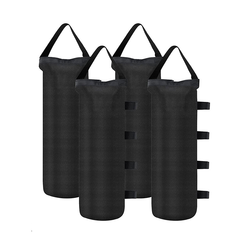 Sand Bags For Fixed Patio Tent 600D Oxford Cloth Windproof Bag With Hook Loop Tapes and Carring Straps Gazebo Sandbag For Flood