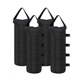 Sand Bags For Fixed Patio Tent 600D Oxford Cloth Windproof Bag With Hook Loop Tapes and Carring Straps Gazebo Sandbag For Flood