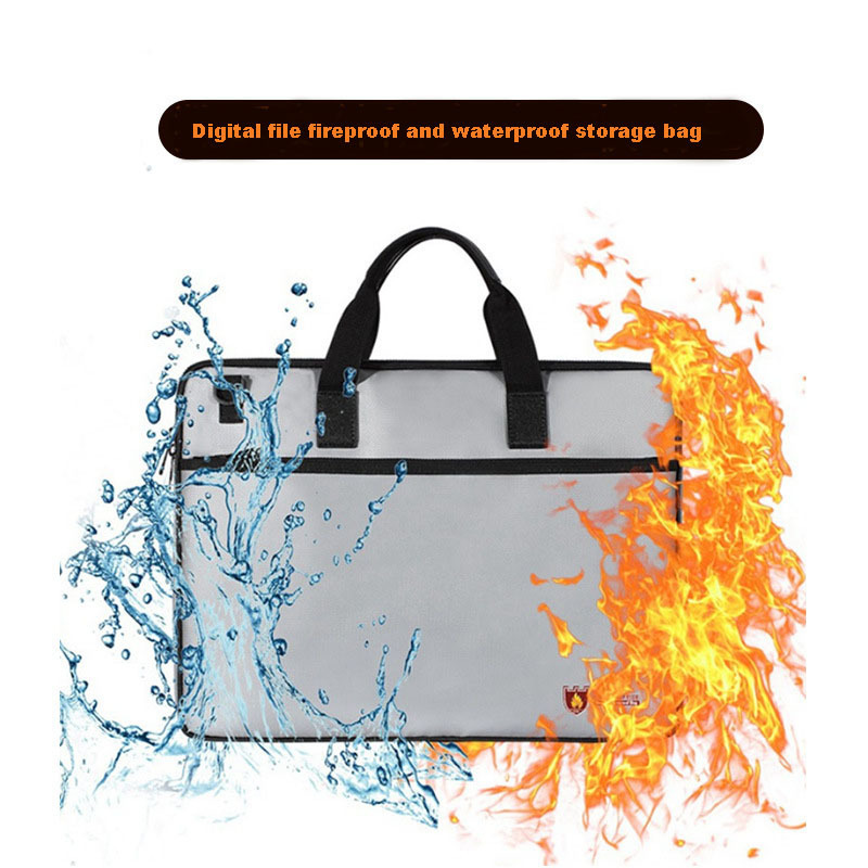 Custom Fireproof Laptop Bags Other Business Bags Computer Cases Notebook Sleeves Cover Fiberglass Fire proof Document Handbag