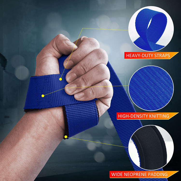 Custom Neoprene Wrist Wraps For Weightlifting Gym Band With Extra Hand Grips Support Adjustable Wristband Fitness Wrist Straps