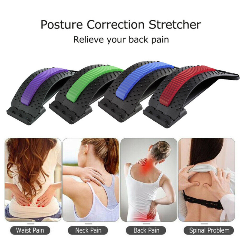 Adjustable Lower Back Stretcher Lumbar Support For Car Seat Lumbar Traction Spine Corrector Masajeador Espalda Backstretcher