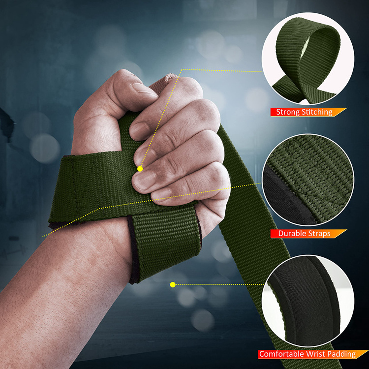 Custom Neoprene Wrist Wraps For Weightlifting Gym Band With Extra Hand Grips Support Adjustable Wristband Fitness Wrist Straps