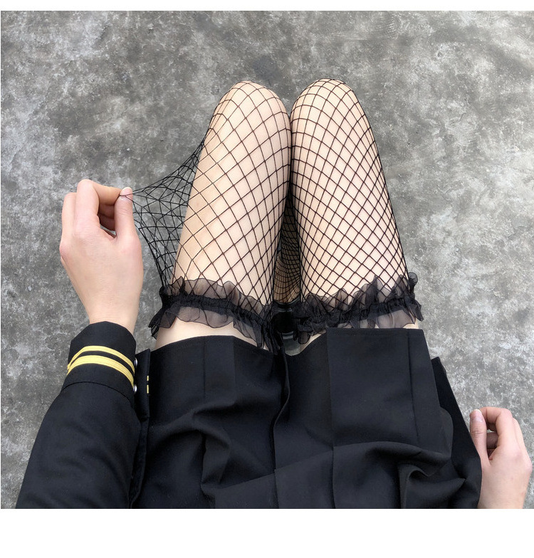 YILIMI Hot Selling Wholesale Sexy Large Fishnet Silk Stocking Women Sexy Big Legs Stockings 	 Compression Socks