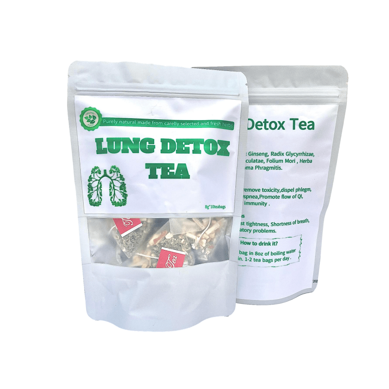 Chinese health natural herbal clearing lung detox tea