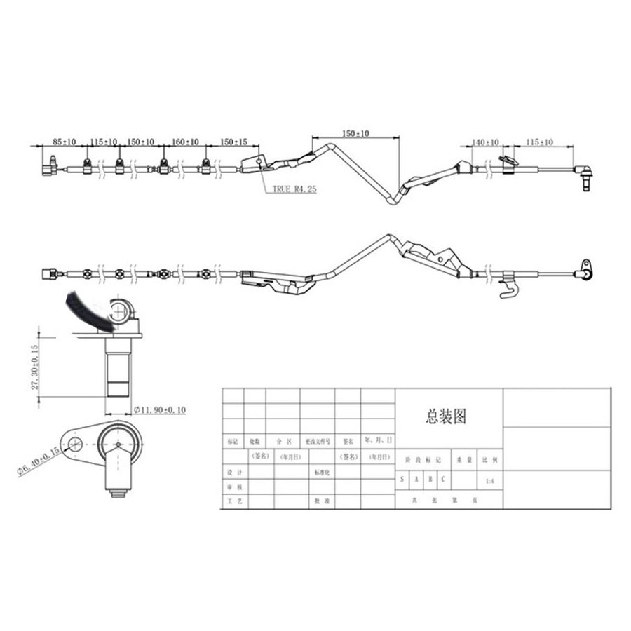 Onesimus car wheel sensor speed sensor checking for 8-98001-470-1 wheel speed sensor