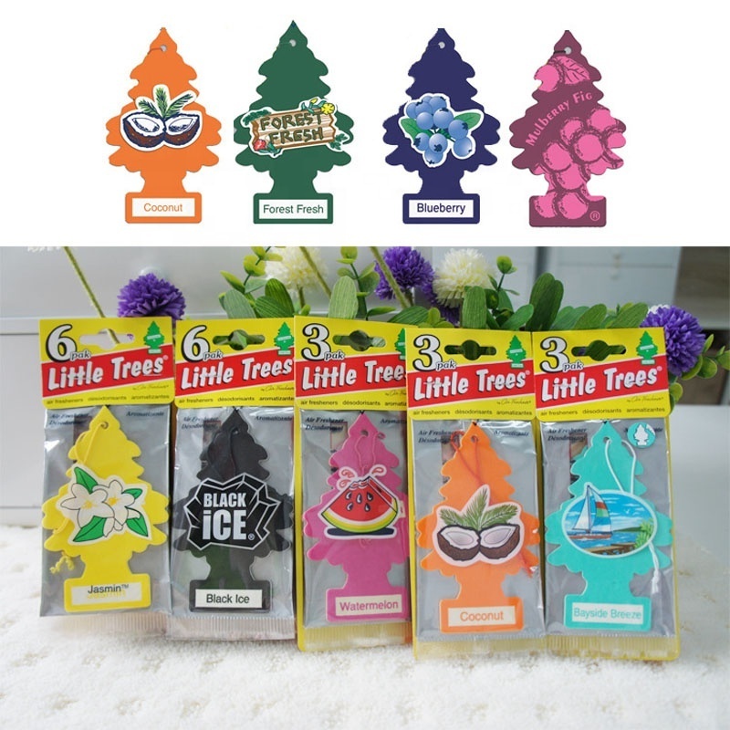 Long Lasting Smell Custom Car Air Freshener Paper