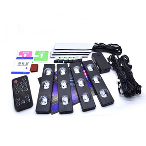 RGB Remote Interior 5050 Decorative Car Atmosphere Light Bar