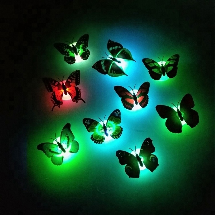 LED Light Up Wall Butterfly Sticker