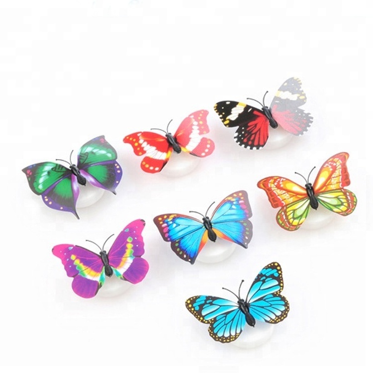 LED Light Up Wall Butterfly Sticker