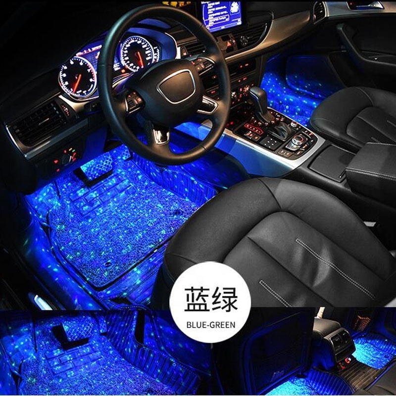 RGB Remote Interior 5050 Decorative Car Atmosphere Light Bar