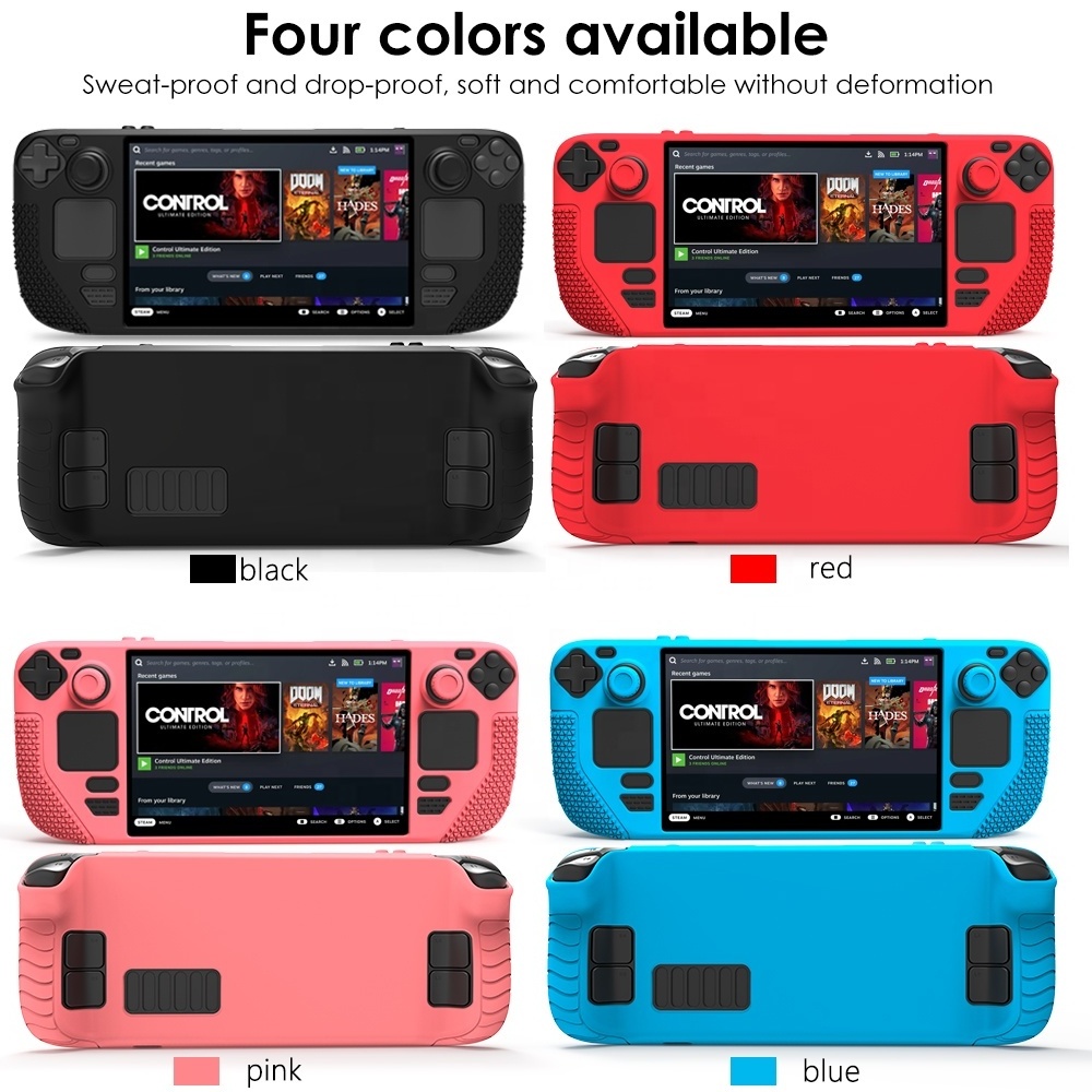 Steam Deck Silicone Case | Protective Skin Cover Console Shell Game Accessories For Steam Deck Console