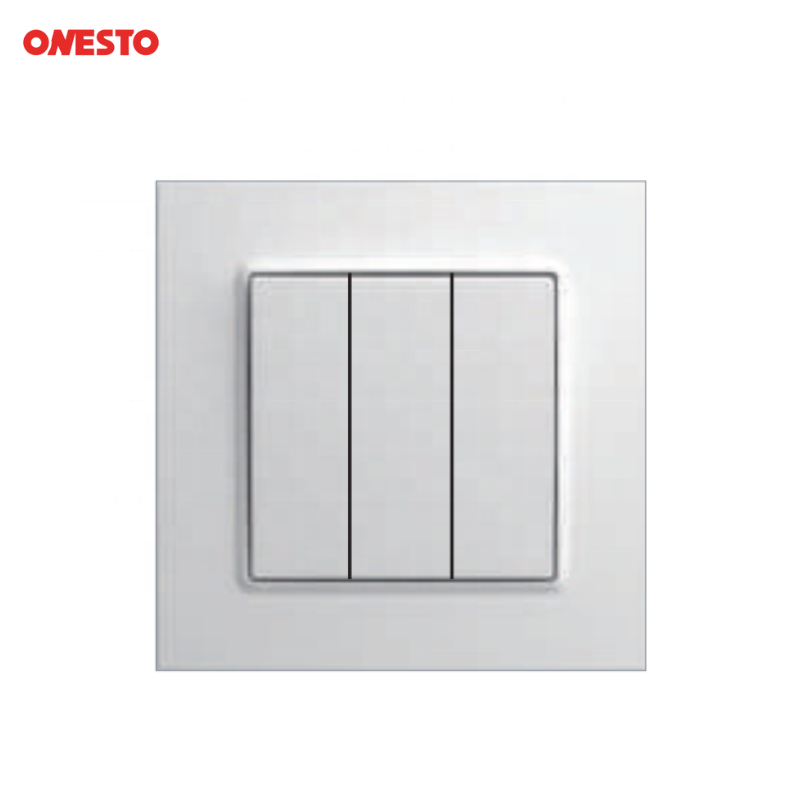 Onesto Light Switch 1 Gang 1 Way  2 Way Control  Wall Push button Switch European Standard electric switch