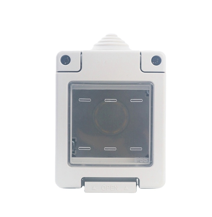 Plastic Socket Enclosure IP55 Waterproof box for Wiring Accessories ABS Junction Box