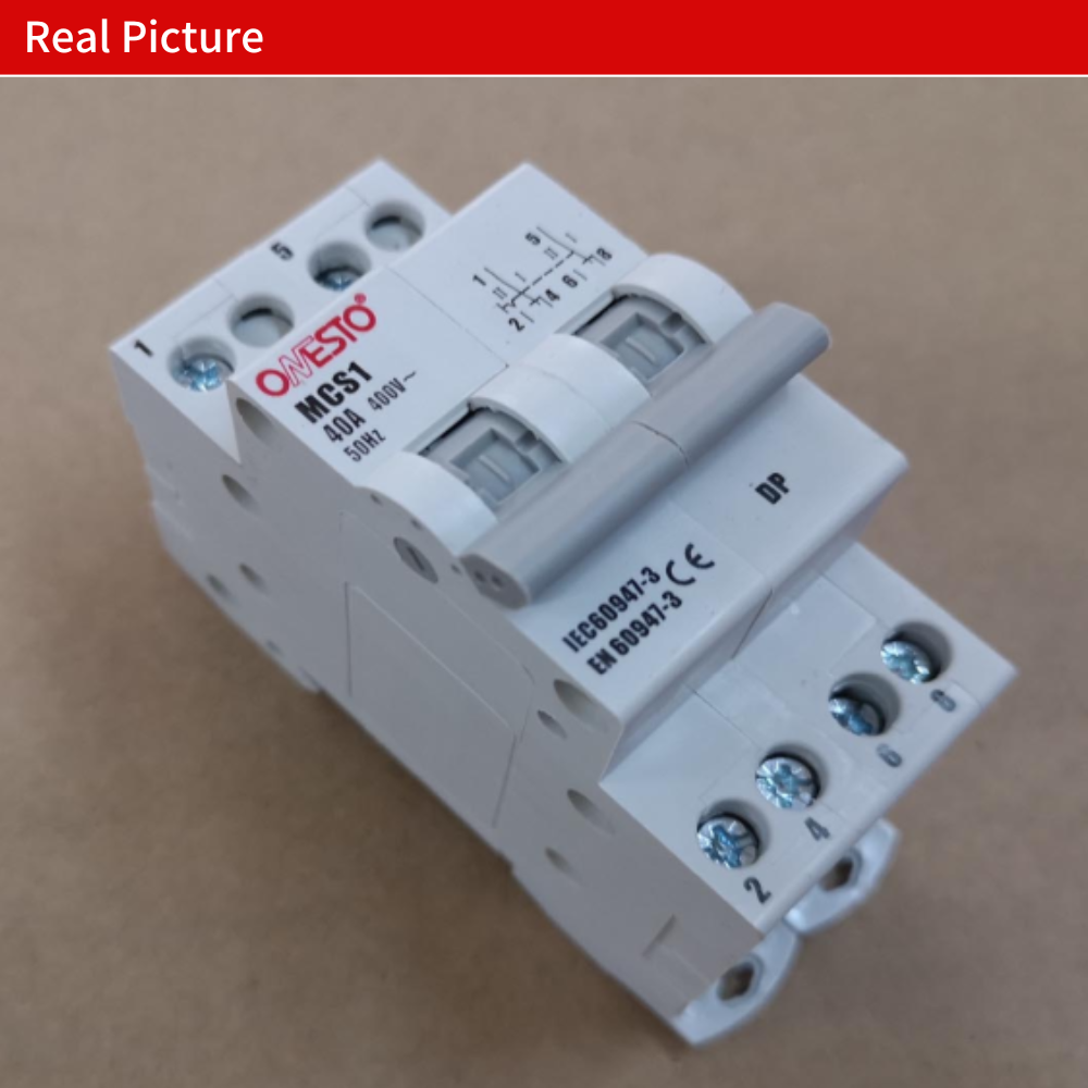 High Quality Manual Change Over Switch 2P 4P Din Rail Type Electrical Transfer Switch 400V 25A 40A Modular Changeover Switch