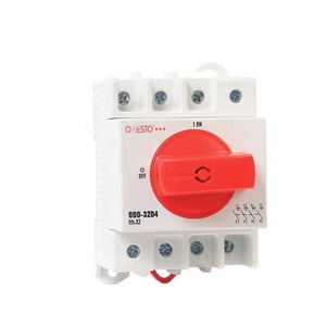 DC Isolator Switch 32A 1000V Solar System High Voltage 4P Isolator Switch with CE, CB, TUV