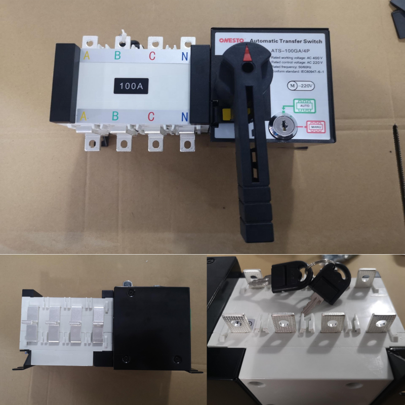 High Quality Automatic Transfer Switch 400 Amps 4 Pole Change Over Switch for Generator Dual Power changeover Switch