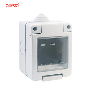 Plastic Socket Enclosure IP55 Waterproof box for Wiring Accessories ABS Junction Box