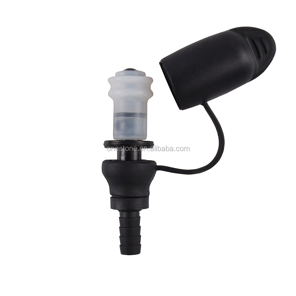 Straight Drink Tube Bite Valves For Cap For Water Bladder Hydrapak Hiking Backpack 8 x 2.7cm Black